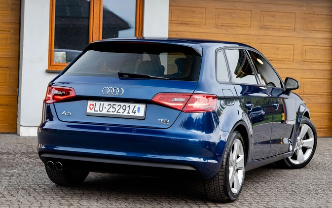 Audi A3 cena 58900 przebieg: 188000, rok produkcji 2014 z Warszawa małe 742